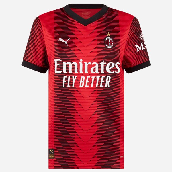 Tailandia Camiseta AC Milan 1ª Mujer 2023-2024